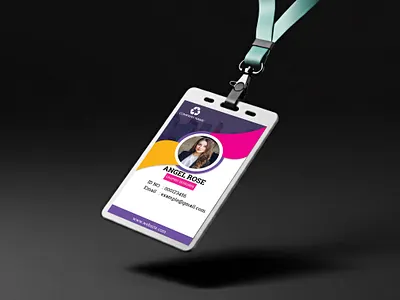 Corporate ID Card Design adobe photoshop banner design branding corporate id card design design graphic design id card design logo poster template