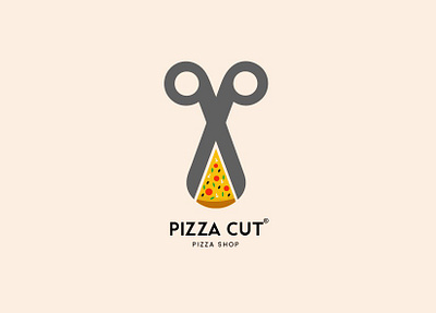 Pizza Cut branding cut design digital design graphic design illustration logo logodesigner pizza pizza cut ui ux vector