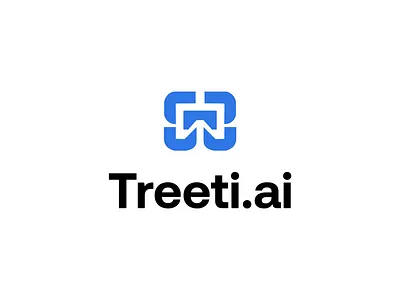 Treeti.ai Logo - T letter - Tree icon aibranding bluebranding brandingforstartups cleanlogomark connectivitysymbol digitalidentity futuristlogo geometricbranding innovativebranding logodesigninspiration logoforai minimaltechlogo modernlogo networkdesign saasbranding startupidentity techlogo techstartupdesign treelogomark treeti