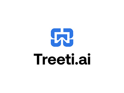Treeti.ai Logo - T letter - Tree icon aibranding bluebranding brandingforstartups cleanlogomark connectivitysymbol digitalidentity futuristlogo geometricbranding innovativebranding logodesigninspiration logoforai minimaltechlogo modernlogo networkdesign saasbranding startupidentity techlogo techstartupdesign treelogomark treeti