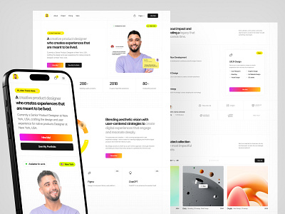 Alex Travis. Portfolio Website agency agency website landing page perosnal portfolio portfolio portfolio template web web design webflow webflow template website