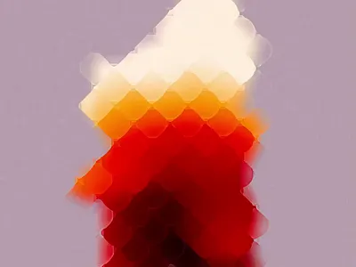 Firewall 3d animation design fire glass spline splinetool wall