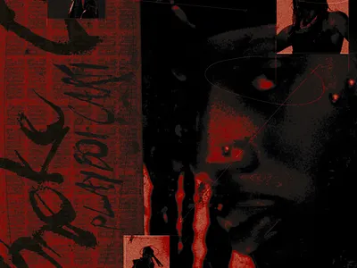 Album art design for Carti album art collage cover art design graphic design mixed media