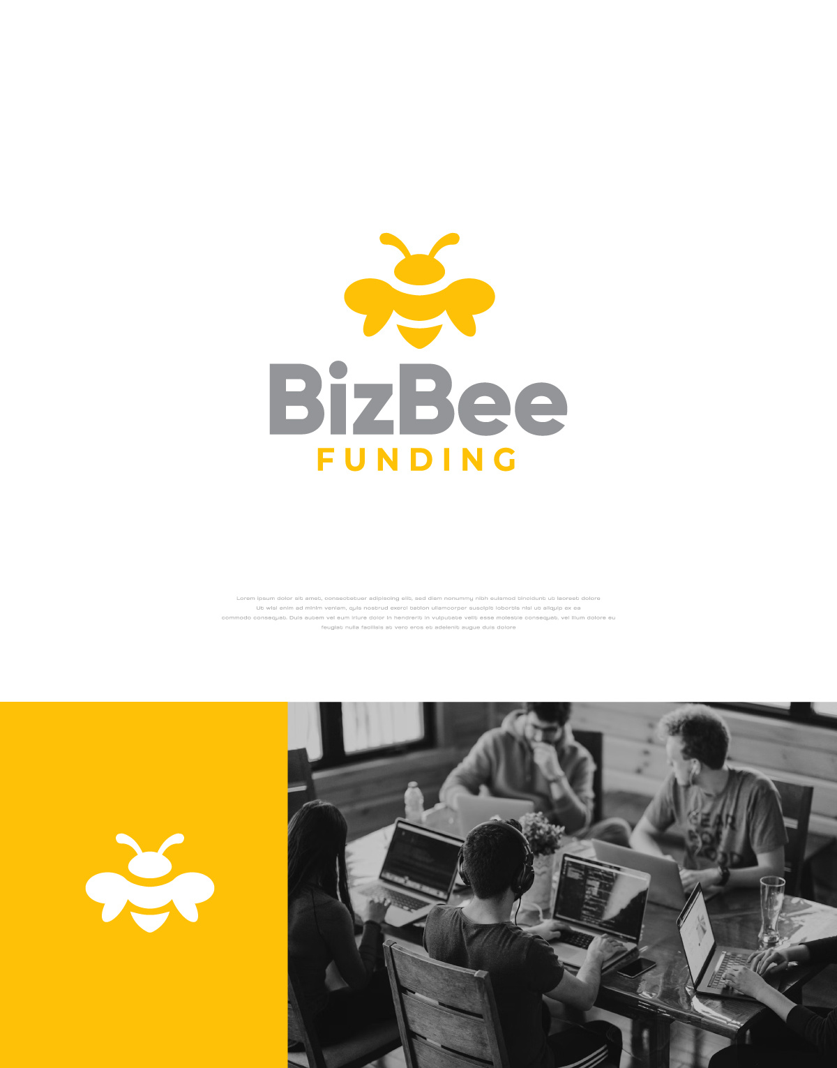 BizBee bizbee illustration toadstool logo design travel agency logo design upmarket