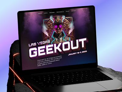 Landing Page Design for Event b2b colorful community crypto event fintech framer futuristik graphic design home page landing landing page media buying motion graphics saas startup steampunk web design webflow webflow design