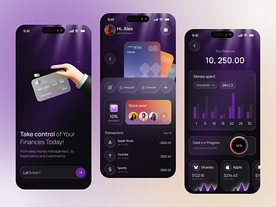 AI-Powered Finance Mobile App ai ai finance app banking e wallet finance finance app finance mobile app financial fintech fintech app mobile mobile app wallet