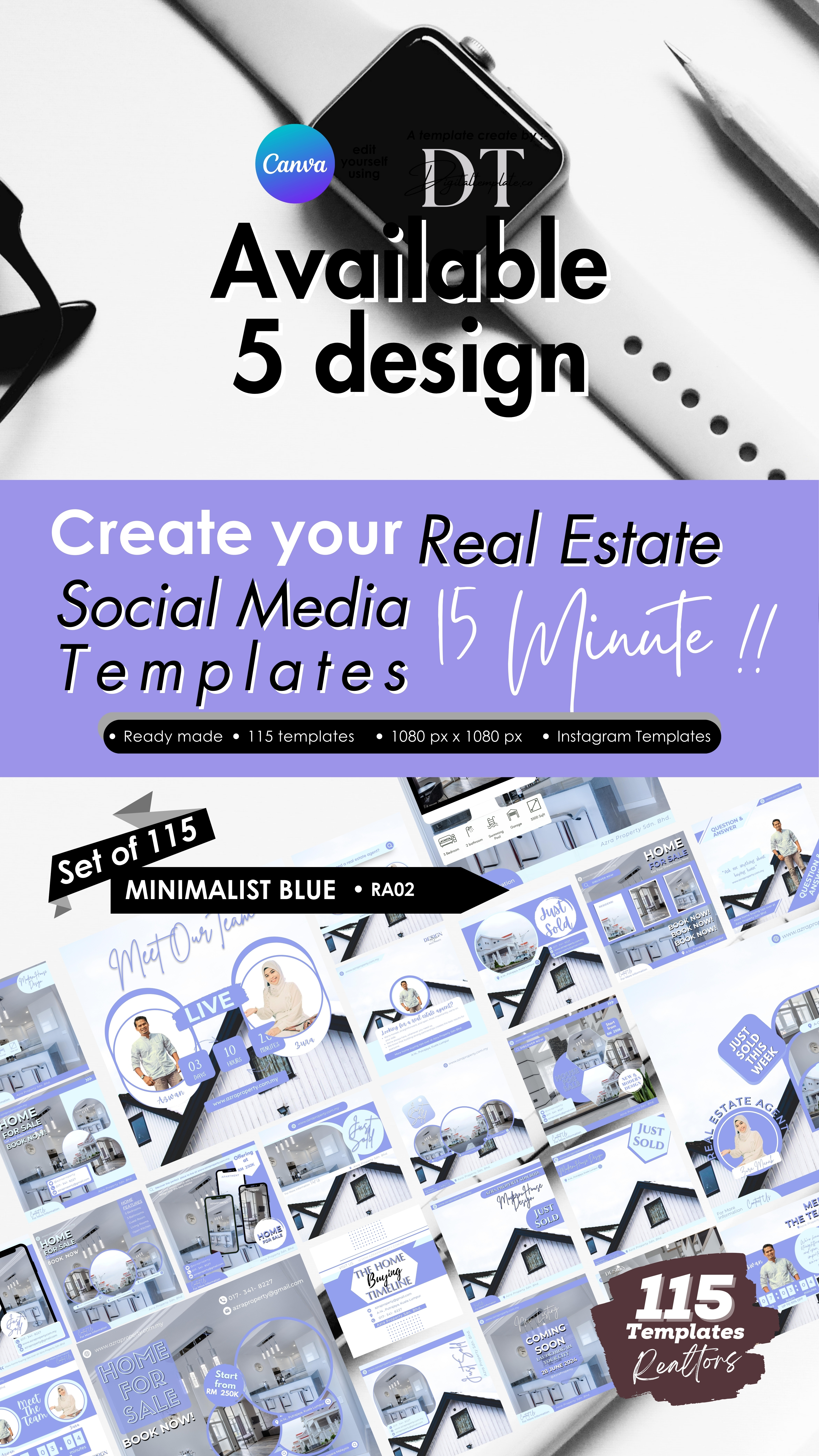 Real estate social media post design templates updated branding business marketing canva templates design templates graphic design instagram. social media