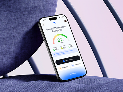 Rezu - Resume Master Mobile app cv design mobile app resume saas ui ui design uiux