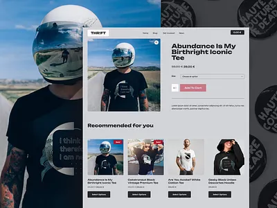 Vintage & Second Hand Fashion Website astronaut black friday design ecommerce editorial elementor graphic design second hand second hand clothing t shirt tee template ui ux vintage vintage fashion web design website woocommerce wordpress