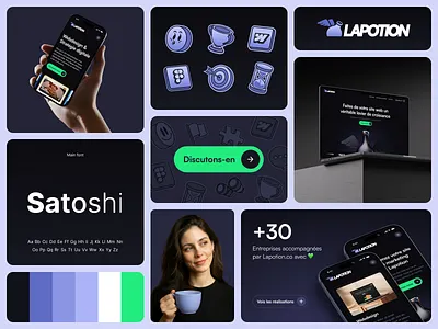 UI Design - Lapotion Agency branding graphic design interface logo stickers ui ui design ux design web design