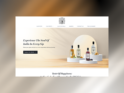 Tharra – Heritage Liquor Website Design branding cleanui creative dailyui design designinspiration digitaldesign dribbble figmadesign inspiration minimaldesign modernui portfolio productdesign trending uidesign uiux uxdesign visualdesign webdesign