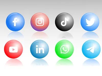 Social Media Sphere Element info Graphics 3d animation graphic design motion graphics