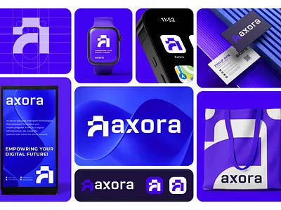 modern letter a & tech logo design abstract appicon brandidentity branding futuristic geometric lettermark logo logodesign minimal minimalist modern monogram professional startup symbol tech technology