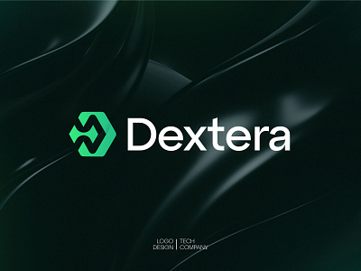 Dextera Modern Tech Company Logo Design brand identity branding d logo graphic design icon identity letter logo logo logo creation logo design logo designer logo mark logodesign logos tech logo typography vector