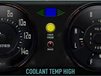 Nissan Patrol G60 automotive car dash design dashboard graphic design ui