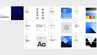 Detailed Brand Identity brand guidelines branding branding and identity clean corporate design dribbble editorial graphic design identity logo logo design logo mark logotype minimal modern saas tech wordmark