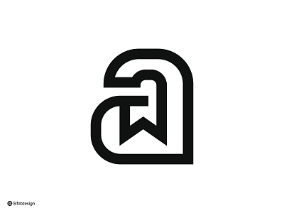 Letter AW or WA Logo aaa costom letter creative initial letter aw lettering lettermark logo logo mark logodesign modern monogram sifatdesign type visual identity www