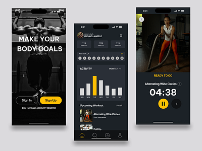SansWorkout - Workout Mobile App app application design fitness fitness app gym gym app health mobile mobile app mobile fitness sport sport app training ui uiux ux workout