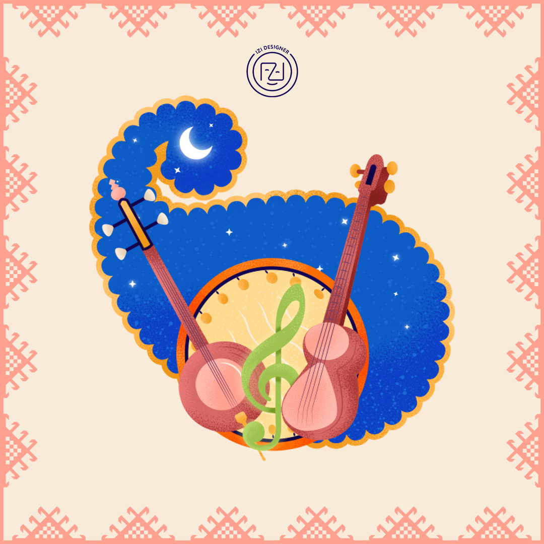 Tar Kemen Qaval azerbaijani instrumental illustration music