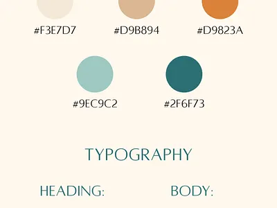Color palette aesthetic artdesignbydina brandidentity branding colorpalette creativedirection graphic design moodboard typografhy