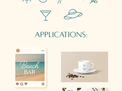 Icons & applications applications artdesignbydina artdirection brand identity branding creativedirection graphicdesign icons moodboard