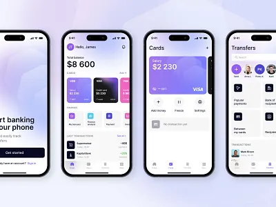 Mobile Banking | Banking App | Finance App | Mobile Design | UI android app design app design app interface budgeting digital banking digital finance digital wallet financial services investment ios app design mobile mobile app design mobile design mobile interface mobile payments money management neobank personal finance product design ui ux
