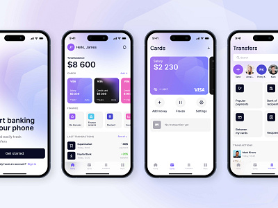 Mobile Banking | Banking App | Finance App | Mobile Design | UI android app design app design app interface budgeting digital banking digital finance digital wallet financial services investment ios app design mobile mobile app design mobile design mobile interface mobile payments money management neobank personal finance product design ui ux