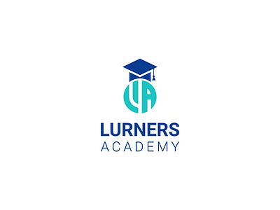 Lurners Academy: Logo Design education graphic design training institute ui
