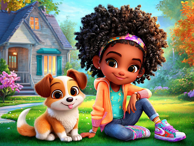 disney pixar style children book illustration. 3d illustrations african american characters amazon kdp book covers book illustrations children book illustration custom illustrations disney style illustration illustrastions kids books