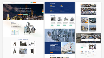 B2B Case Study: CHINZ Machinery Authority Funnel b2b b2b ecommerce b2b sales funnel landing page design manufacturing website rfq design rfq funnel sales funnel ui ui design ui ux design uiux user experience ux design ux ui design uxui web design