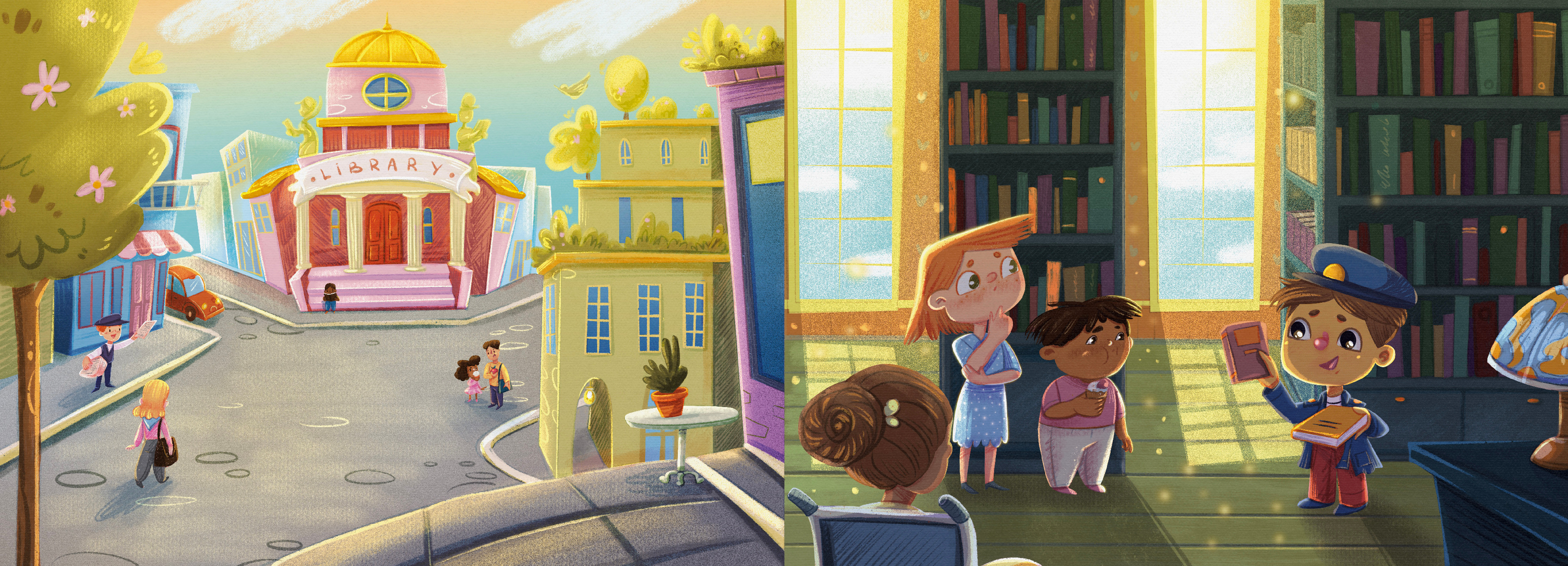 Children's Book Illustration detective story character design children illustration detective illustration kid art