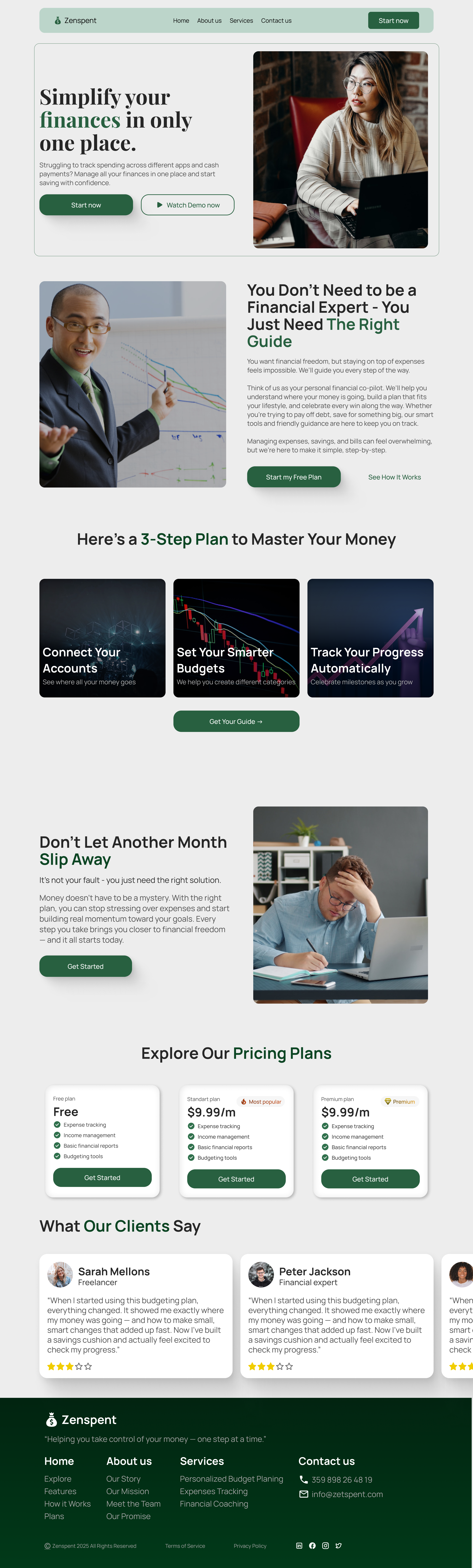 UI Project - Budgeting Website ui