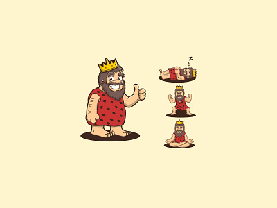 Caveman Logo branding branding design caveman caveman illustration caveman logo caveman logo design caveman mascot design esports logo graphic design happy caveman illustration logo logo design mascot logo ui ux vector