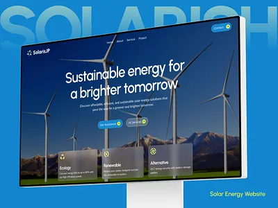 Solarish - Solar Energy Website Design figma figma website figmadesign renewable solar solar power solarenergy solarish solarpower ui ui design uiux user interface design ux design web design website
