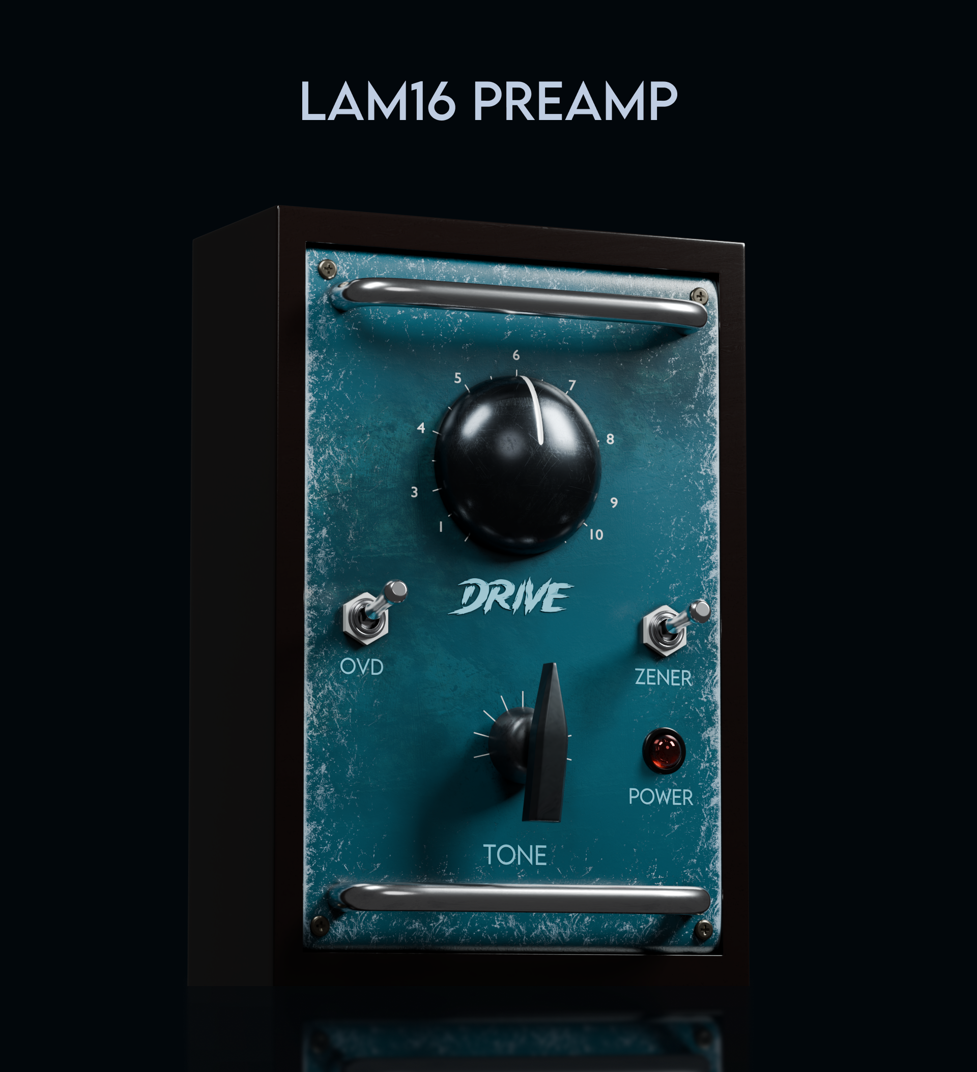 LAM16 VST Preamp 3d 3d modeling au plugin audio plugin branding design graphic design musicproduction ui vst vst pluhin