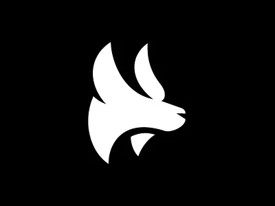 Silhouette Wolf Head Logo branding company brand logo company branding design graphic design logo minimal modern silhouette stylish vector wolf