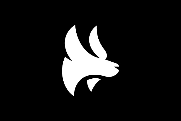 Silhouette Wolf Head Logo branding company brand logo company branding design graphic design logo minimal modern silhouette stylish vector wolf