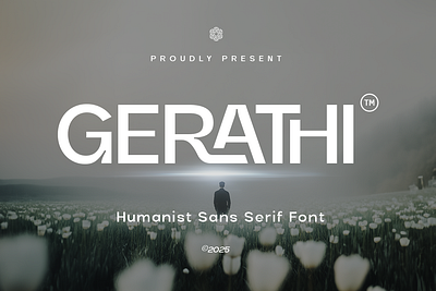 Gerathi – Humanist Sans Serif Font branding font fonts humanist minimalist minimalist design ragamkatastudio sans sans serif typogarphy