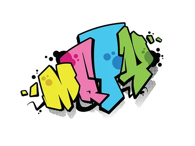 MRTY - Vector graffiti design graffiti illustration typography vector