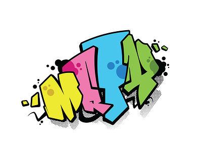 MRTY - Vector graffiti design graffiti illustration typography vector