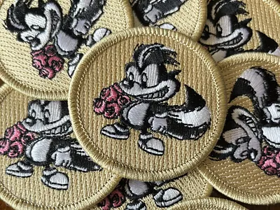 Skunks and Roses Patrol Patch branding design graphic design illustration logo