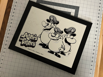 ATER's Taters design graffiti graphic design illustration typography