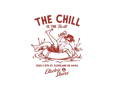 Electric Shores: Merch Design badge badge design branding design geometric graphic design illustration line lineart logo merch graphic merch illustration monoline retro design retro graphic retro illustration t shirt t shirt design vintage badge vintage illustration