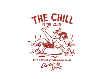 Electric Shores: Merch Design badge badge design branding design geometric graphic design illustration line lineart logo merch graphic merch illustration monoline retro design retro graphic retro illustration t shirt t shirt design vintage badge vintage illustration