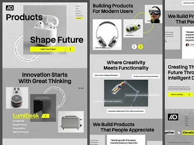 Proudct Design Agency - web design - landing page agency agency design design agency dribbble e commerce landing page landing page design landing page ui minimal minimalist design pinterest product design ui design ui ux ui ux design web design website website mockup website ui