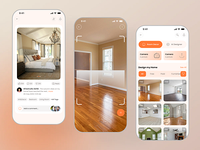 Interior Mobile App Design app app design architecture chair decor design ecommerce furniture furniture app home decor interface interior design ios marketplace mobile app mobile app design shop store ui ux