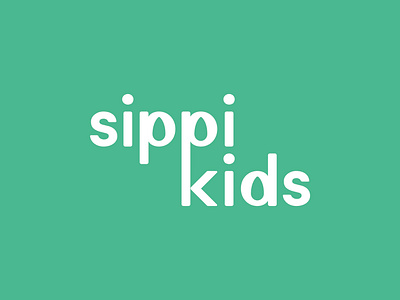 sippi kids - Logo Design Work bost creative design drink droplet energy letter logo logo design modern nutrition playful power simple water drop