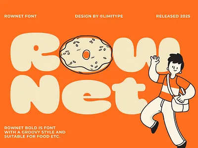 Rownet - Rounded Bold Font aestheticfont boldfont brandingfont bubblefont bubblyfont cartoonfont cheerfulfont chubbyfont cutefont displayfont foodfont friendlyfont funfont kidsfont modernfont packagingfont playfulfont roundedfont softfont sweetfont