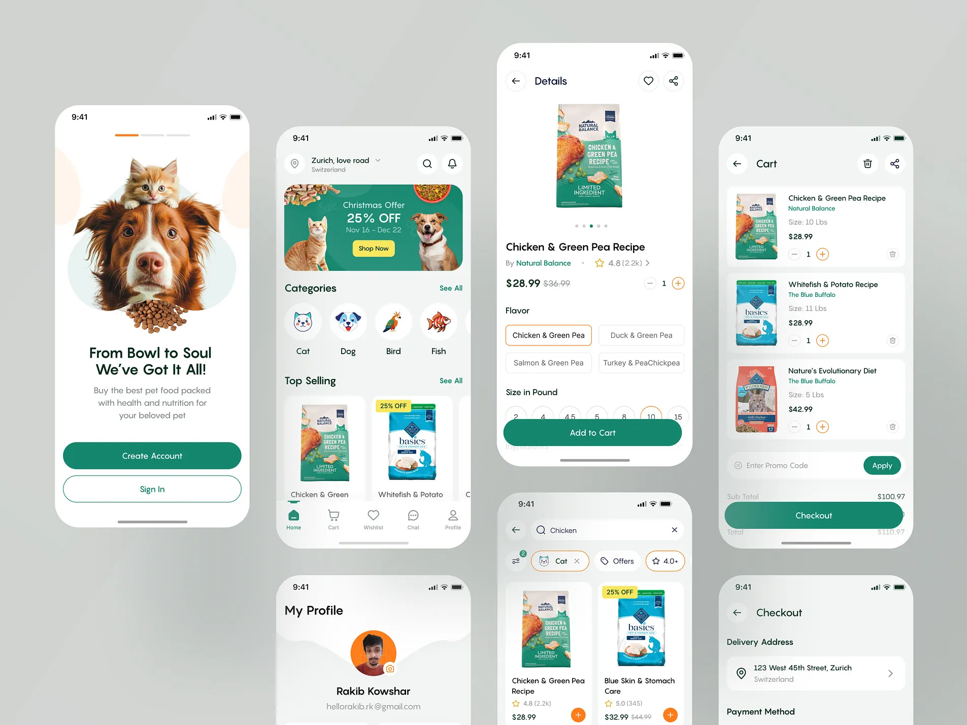 Example of Mobile App UX/UI Design