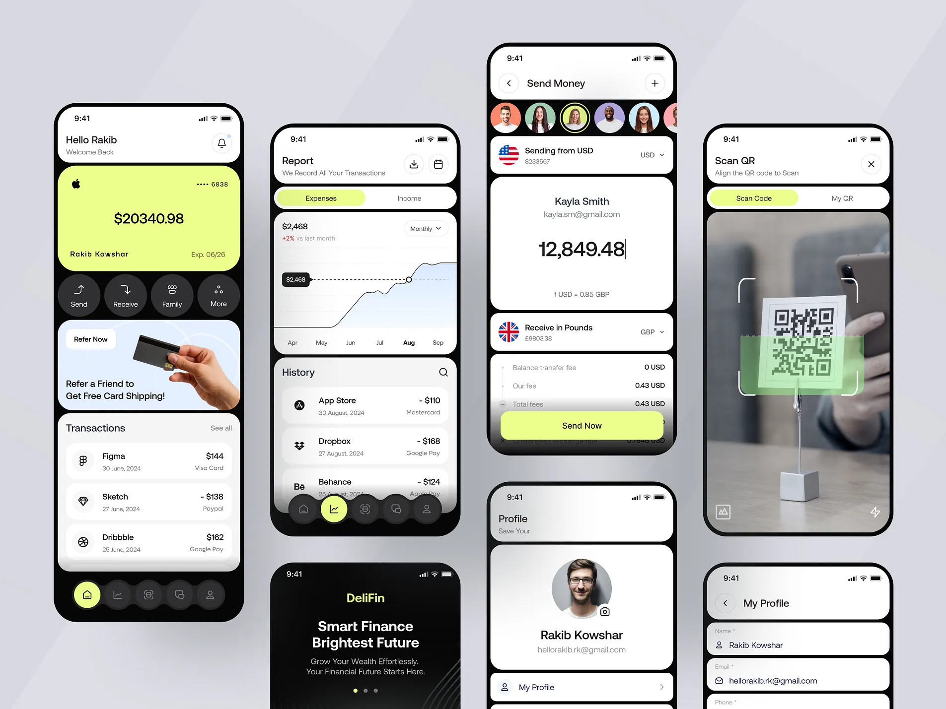 Example of Mobile App UX/UI Design